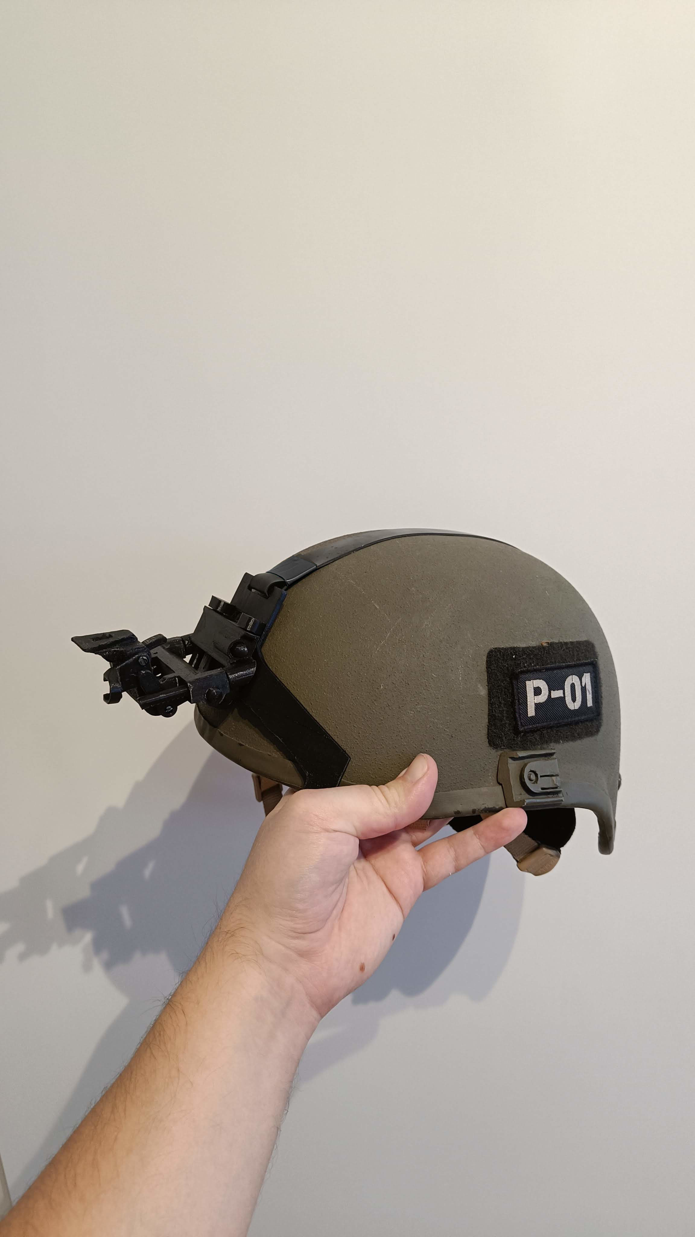 Lucie Mount Style NVG display replica for reenactors 3D model_4