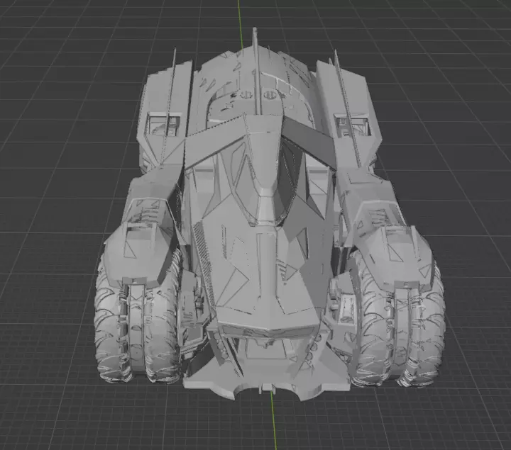 Bat Mobile Model Arkham Knight 3D print model_0