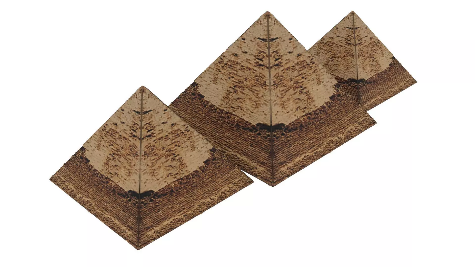 Giza Pyramids 3D model_0