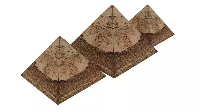 Giza Pyramids 3D model
