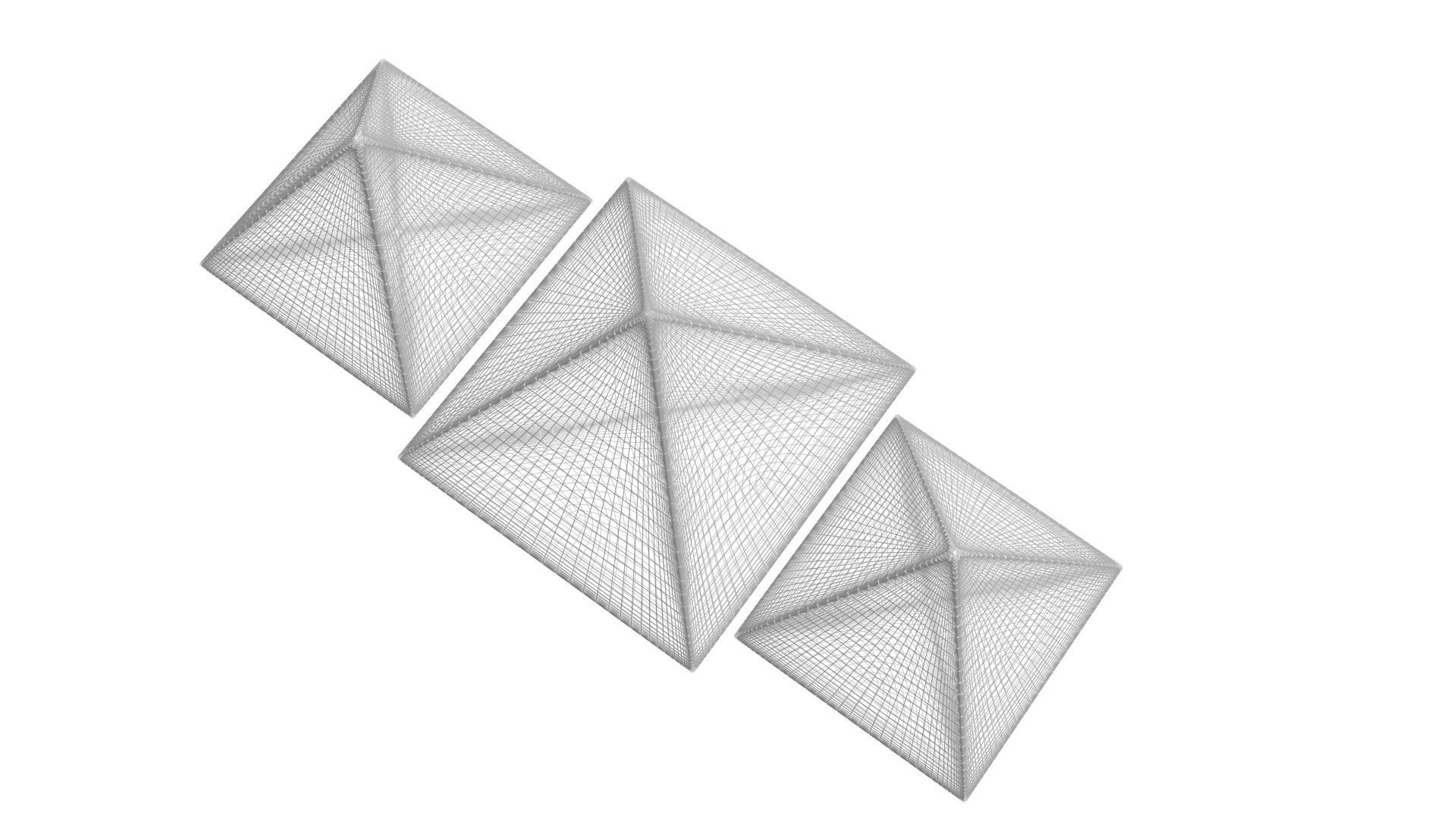 Giza Pyramids 3D model_10