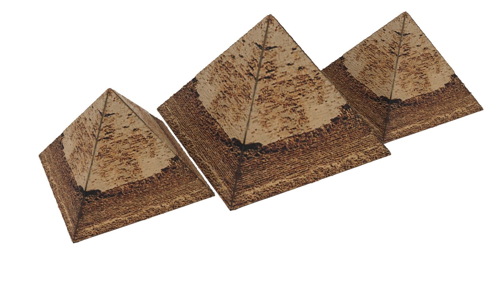 Giza Pyramids 3D model_2