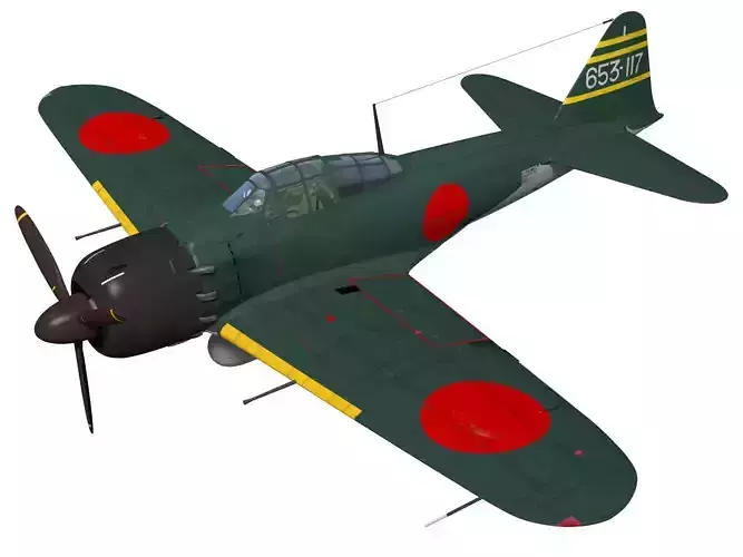 A6M5 Zero fighter Type 52 