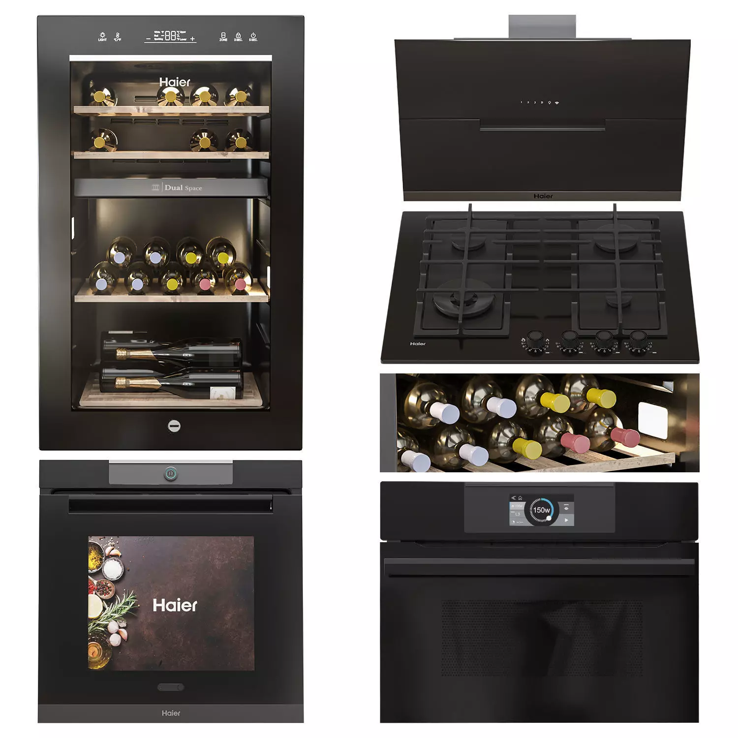 Haier Appliance Set 3D model_0