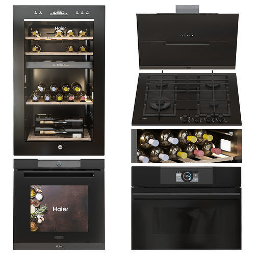 Haier Appliance Set 3D model