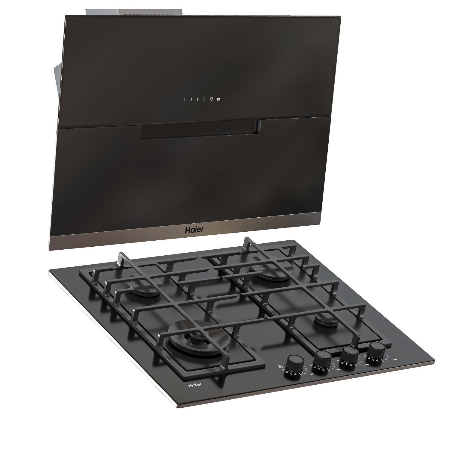 Haier Appliance Set 3D model_3