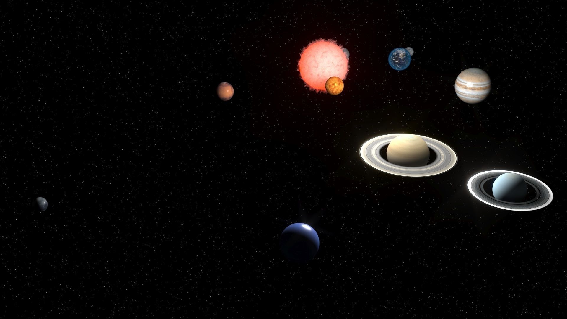 Solar System 3D model_4
