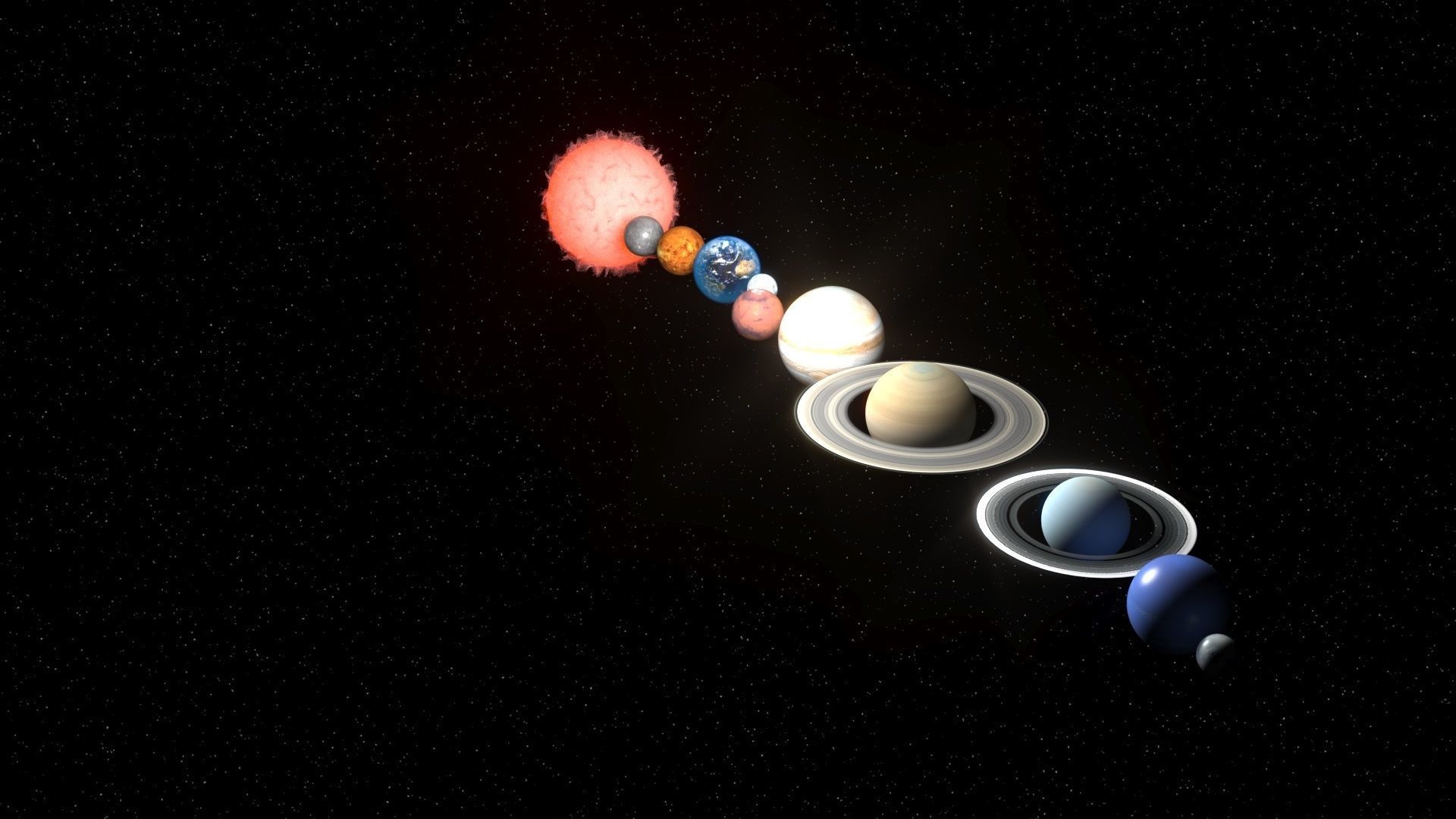 Solar System 3D model_8