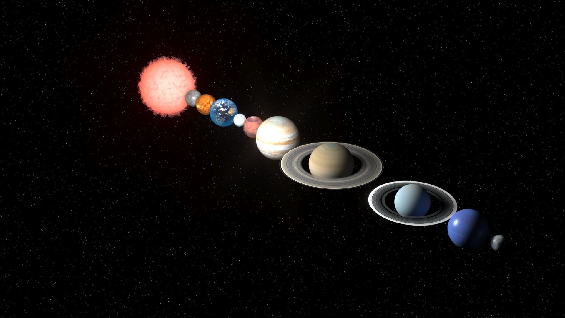 Solar System 3D model_1
