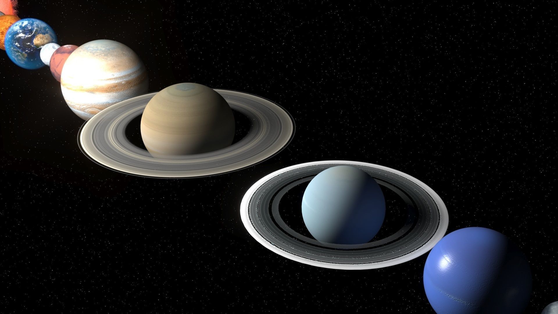 Solar System 3D model_13