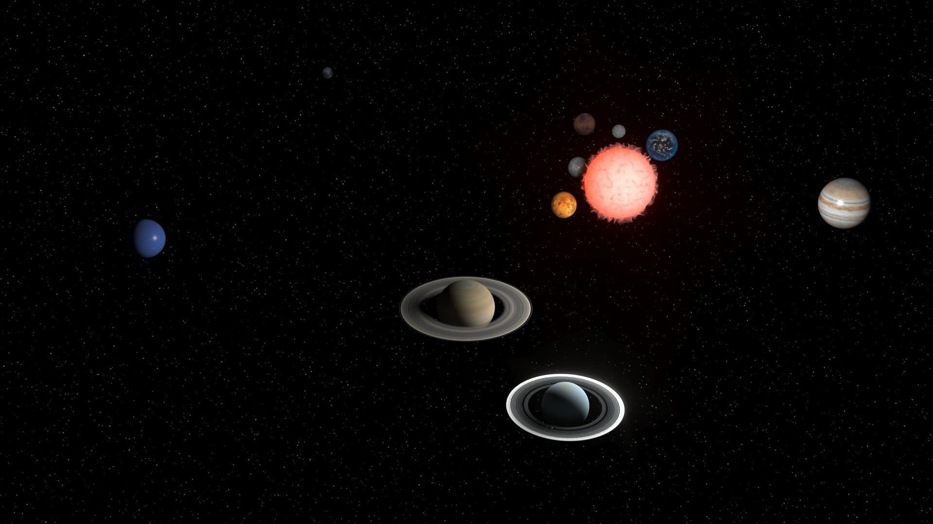 Solar System 3D model_5