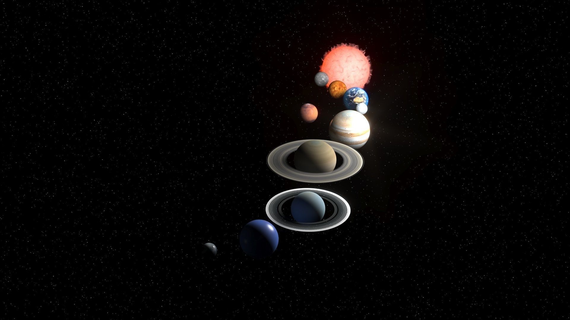 Solar System 3D model_2