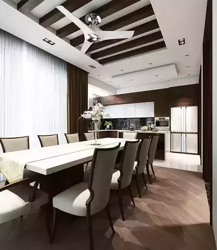 Azhome Studio KITCHEN 3dmodel - Vray material