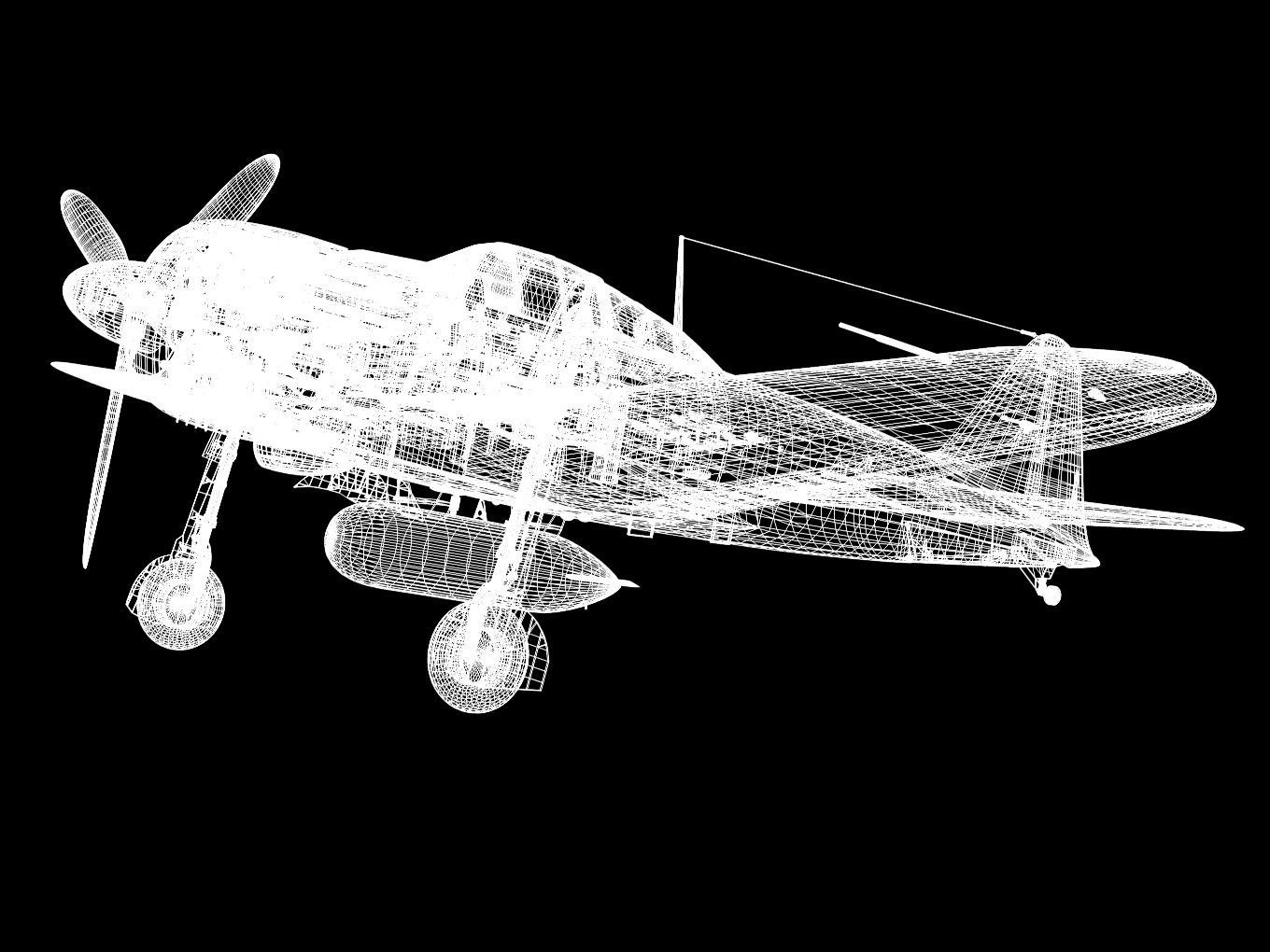 A6M5c Zero fighter Type 52 hei 3D model_20