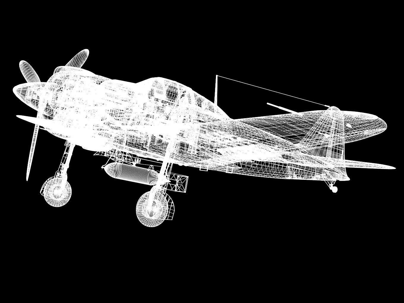 A6M8 Zero fighter Type 54 3D model_20