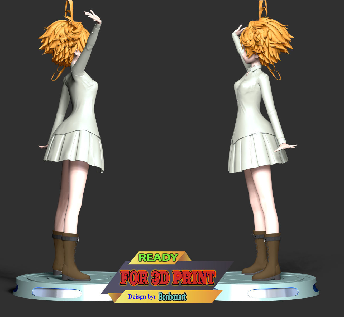 Emma - The Promised Neverland 3D print model_4