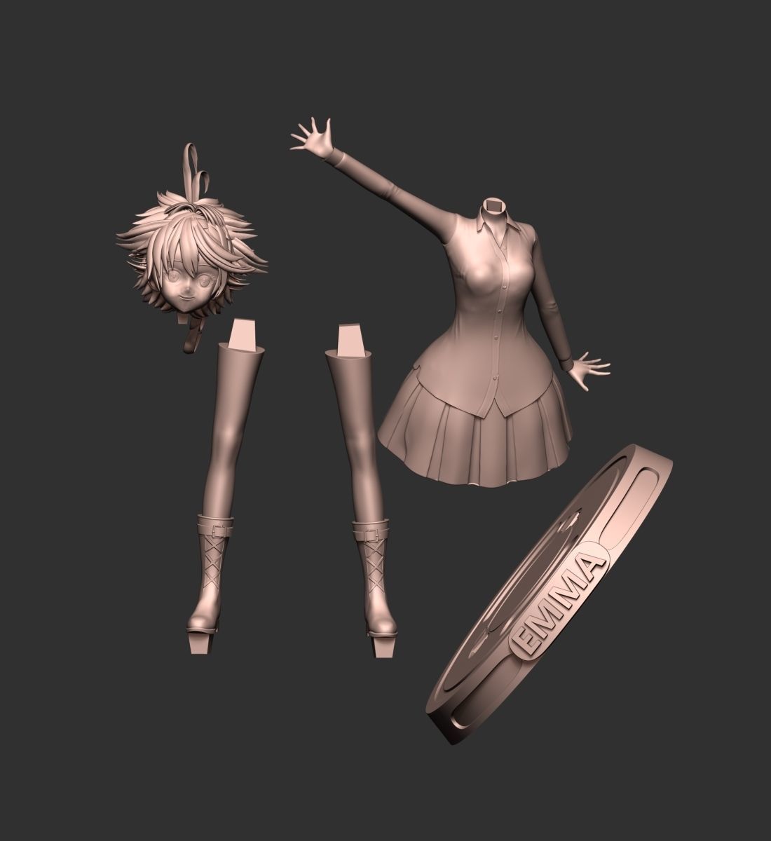 Emma - The Promised Neverland 3D print model_16