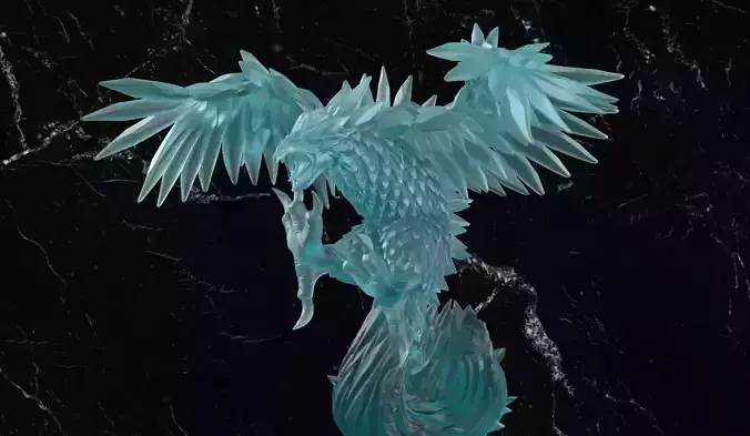 Frost or Crystal Phoenix 3D print model