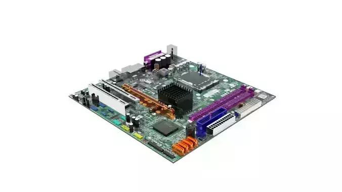 Motherboard 3D model