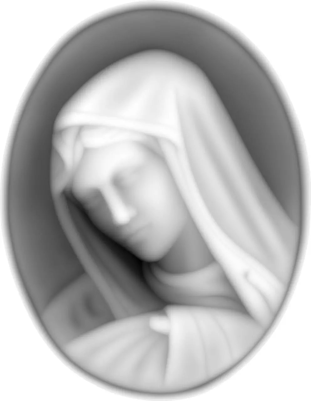 Virgin Mary 3D model_0