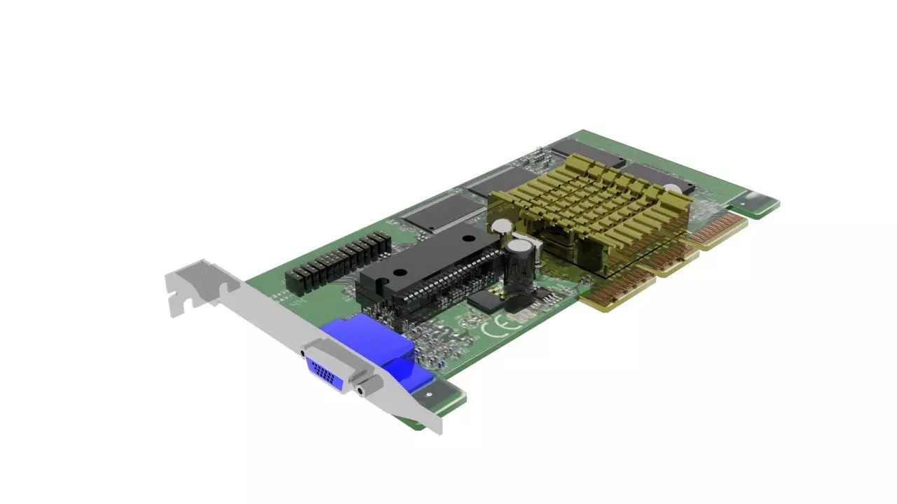Video Card 3D model_0
