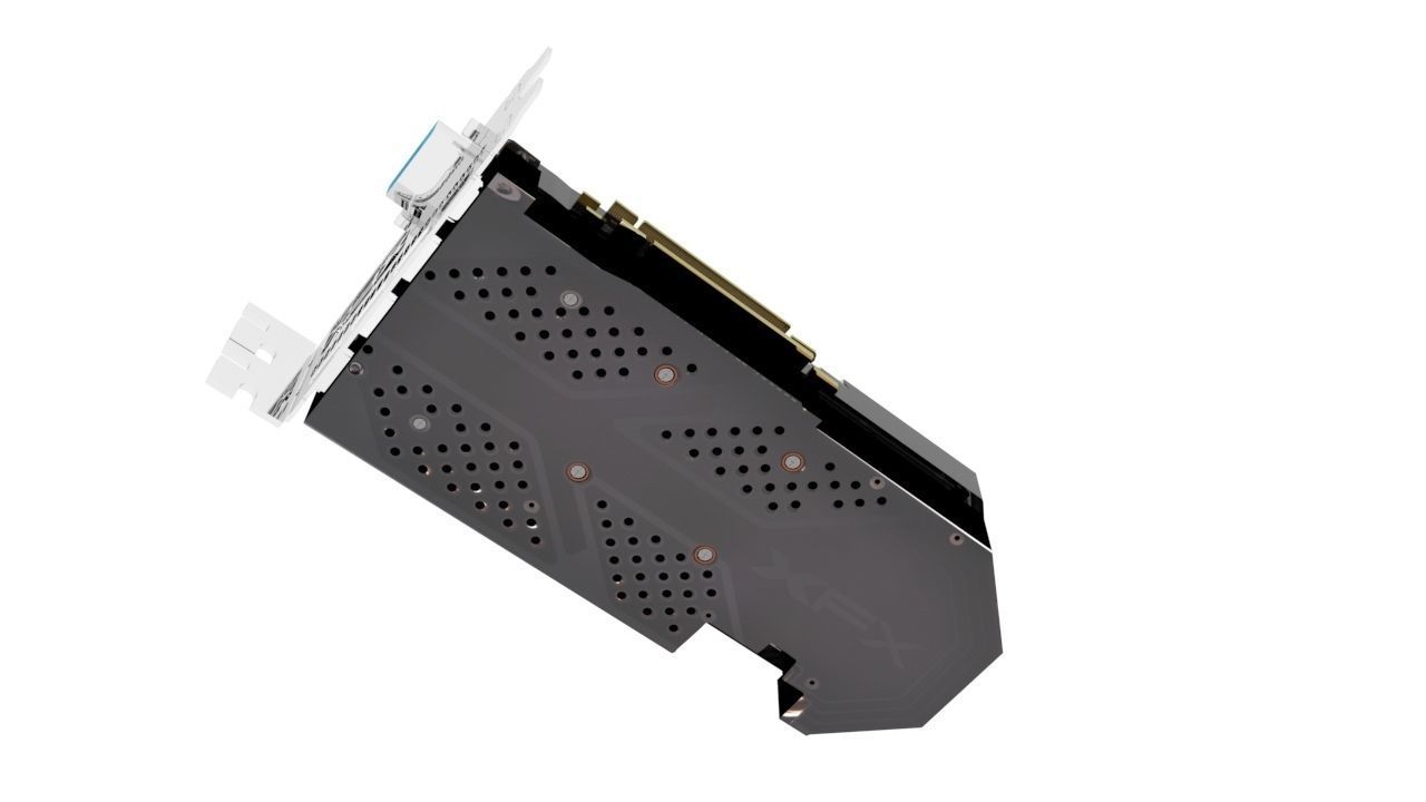 Graphics Card 3D model_1
