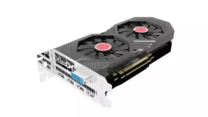 Graphics Card 3D model
