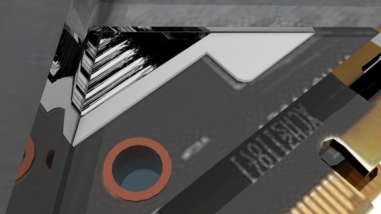 Graphics Card 3D model_4