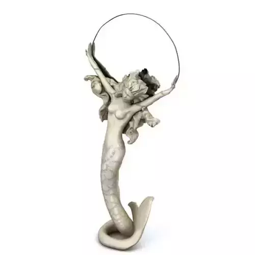 Mermaid Door Knocker 3D model