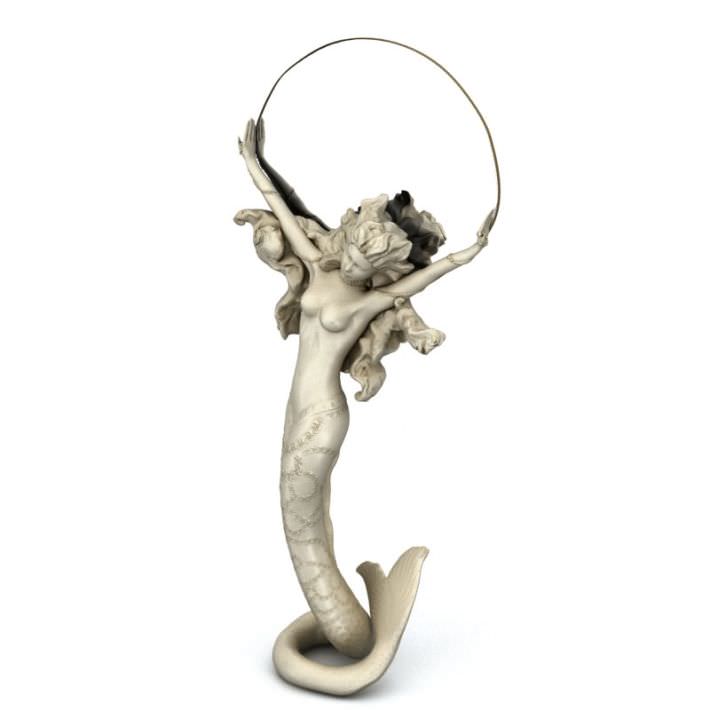 3d Model Mermaid Door Knocker Cgtrader