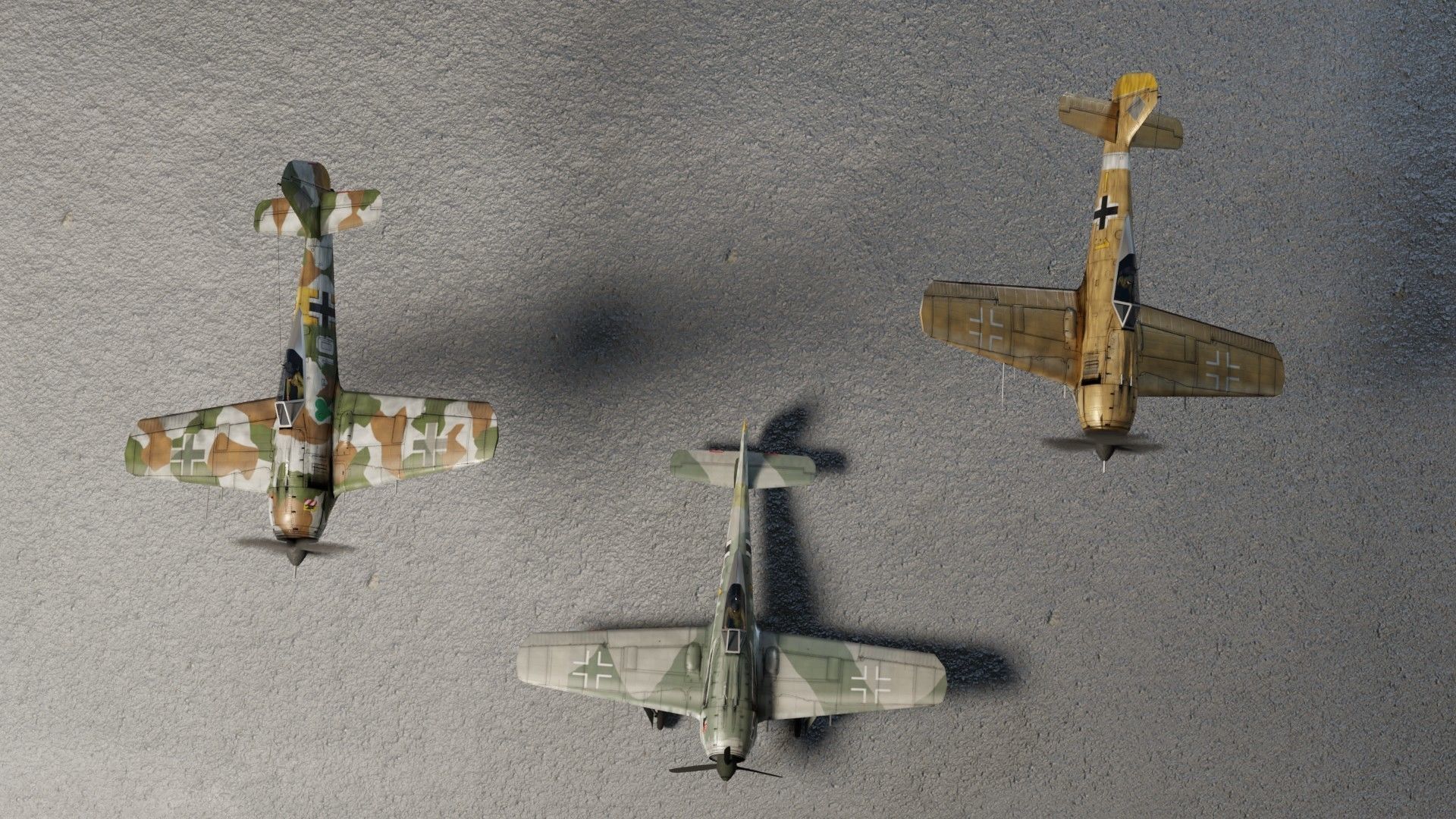 Focke-Wulf FW-190 Shrike Low-poly 3D model_6