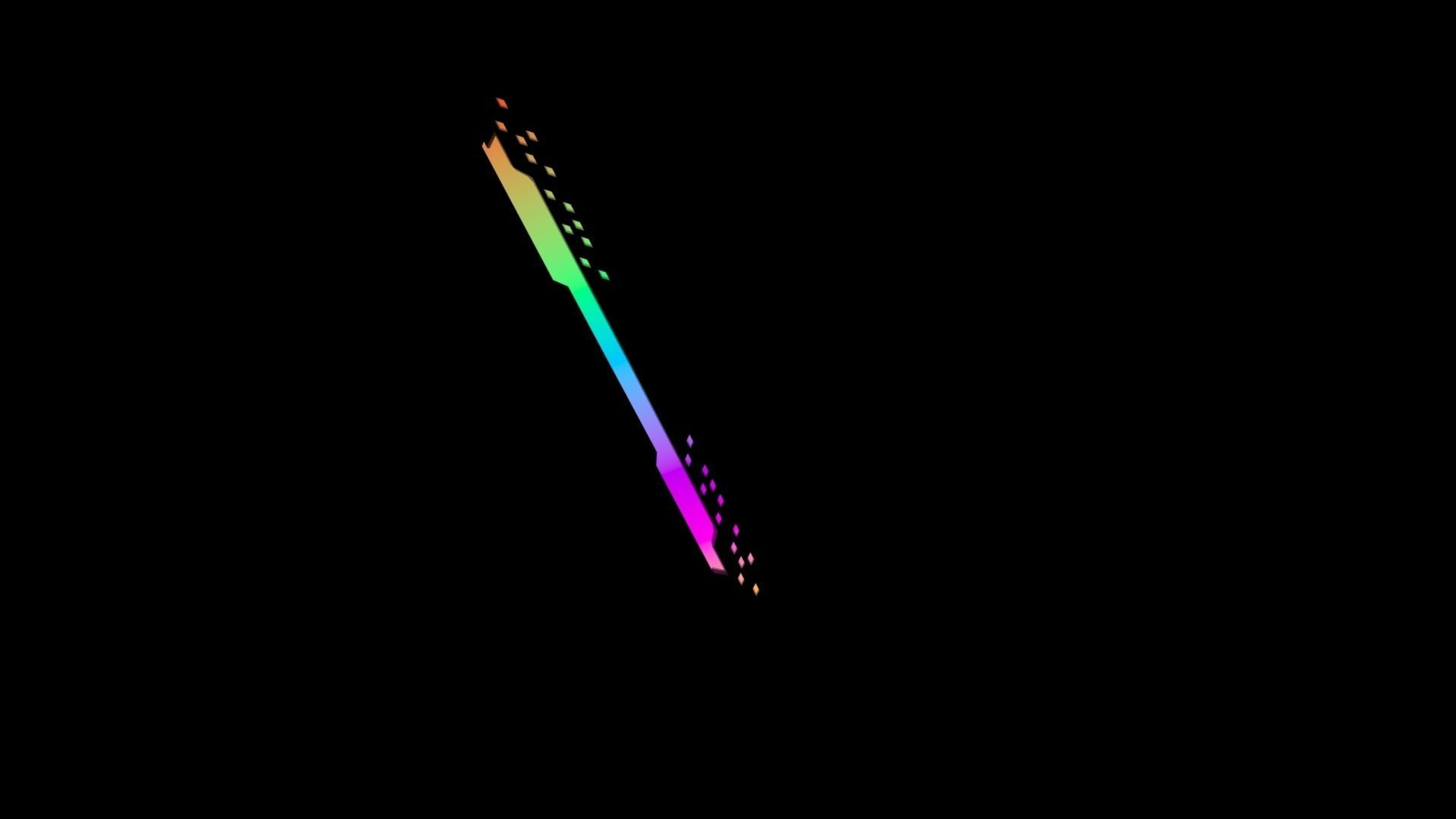 DDR4 SDRAM Memory Module 3D model_7