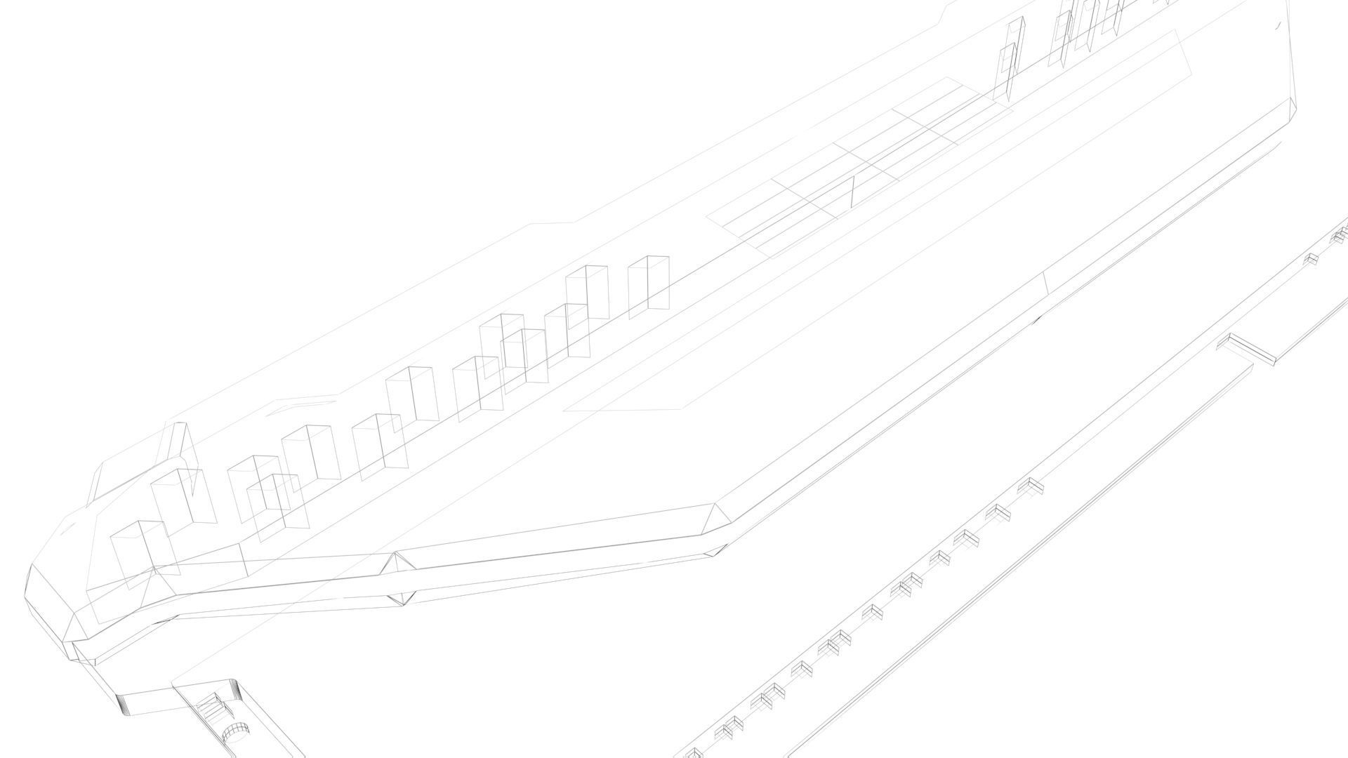 DDR4 SDRAM Memory Module 3D model_9
