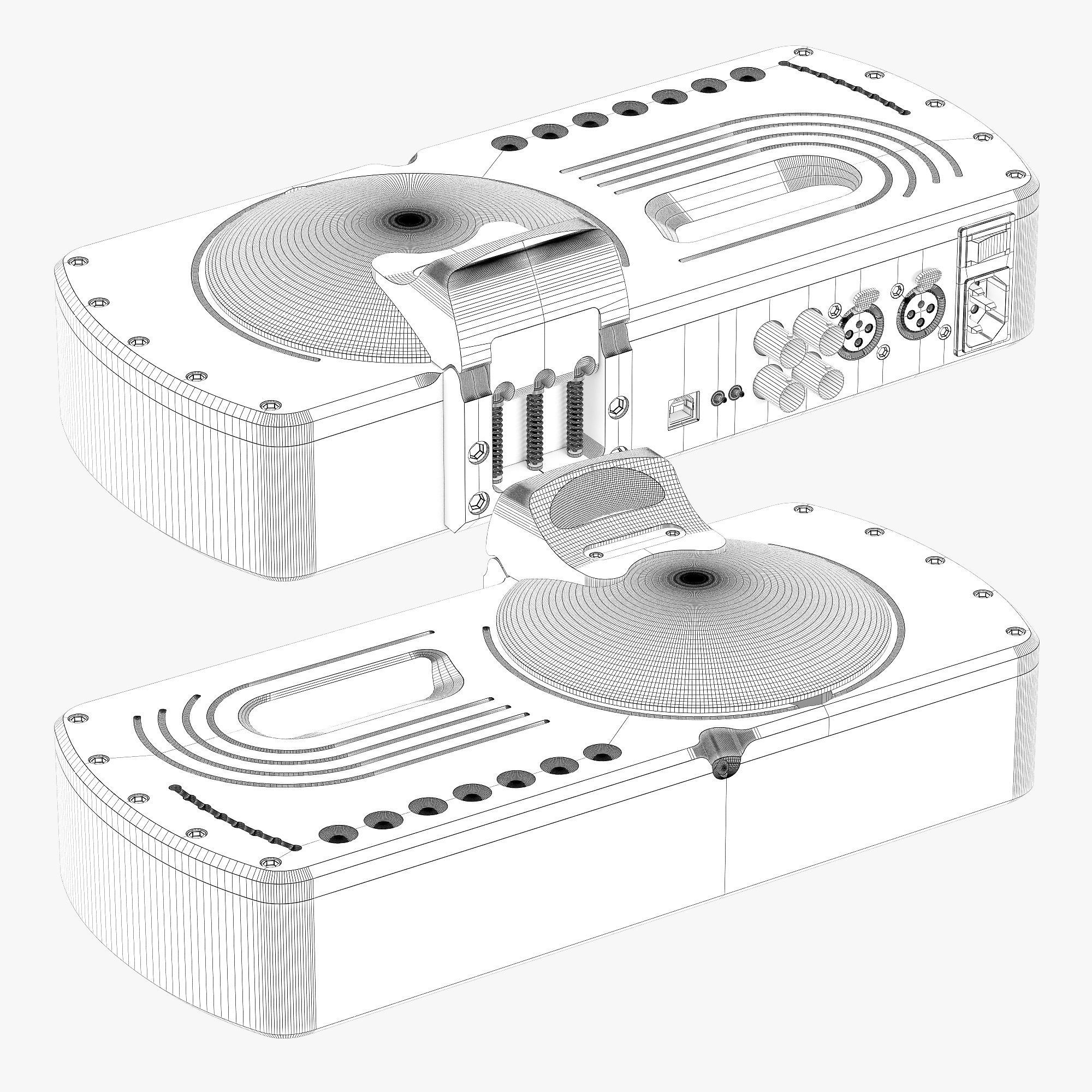 chord electronics etude-blu mkII-dave dac 3D model_12