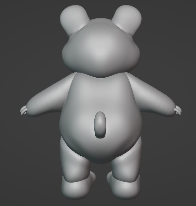 Teddy Bear Free 3D print model_3