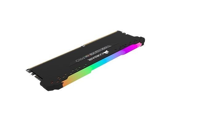 DDR4 SDRAM Memory Module 3D model