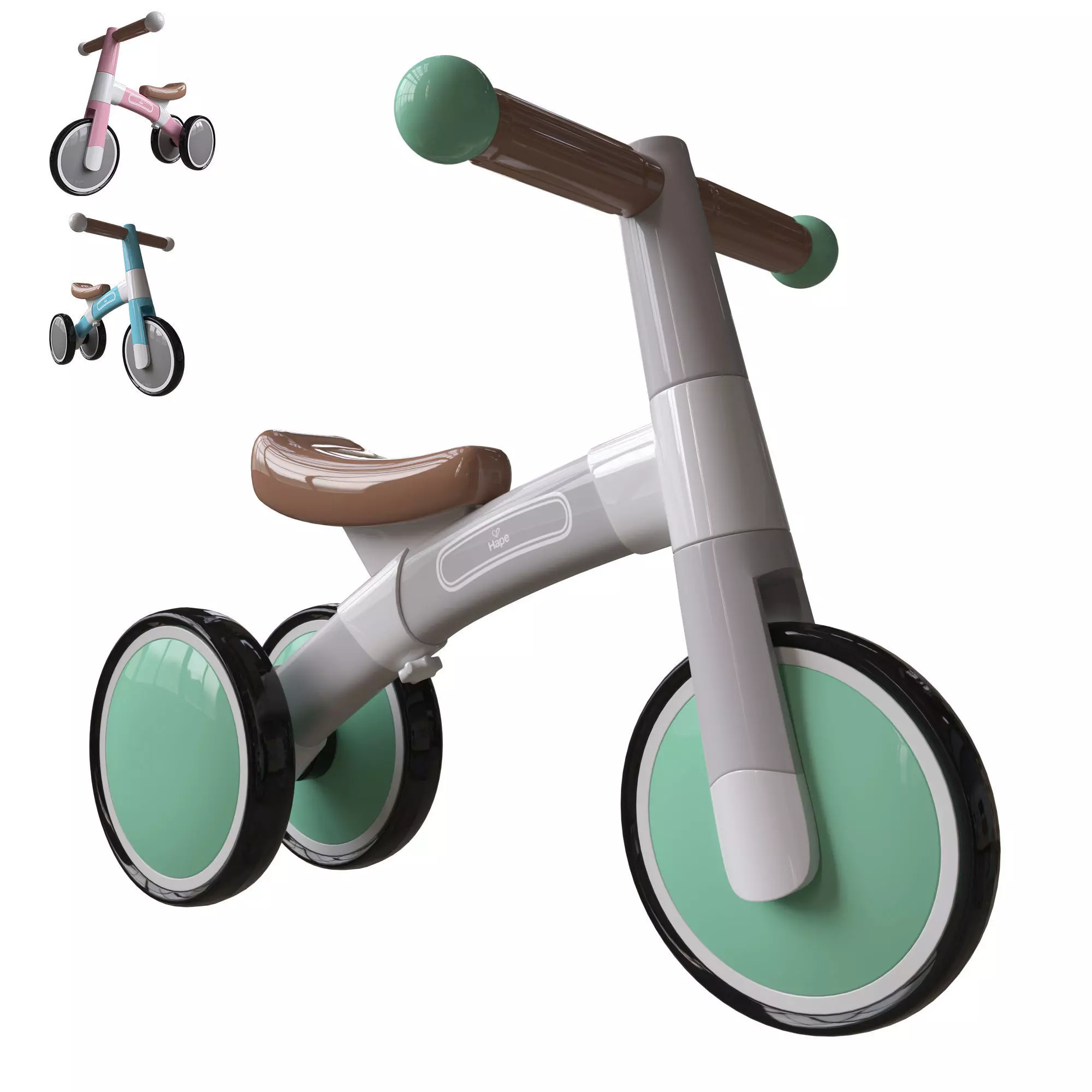 Hape First Ride Balance Bike 3D model_0