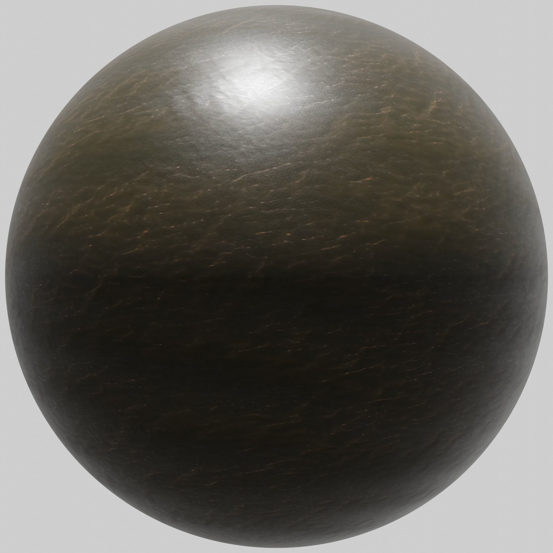 Old brown book leather - 4K PBR material Texture_4