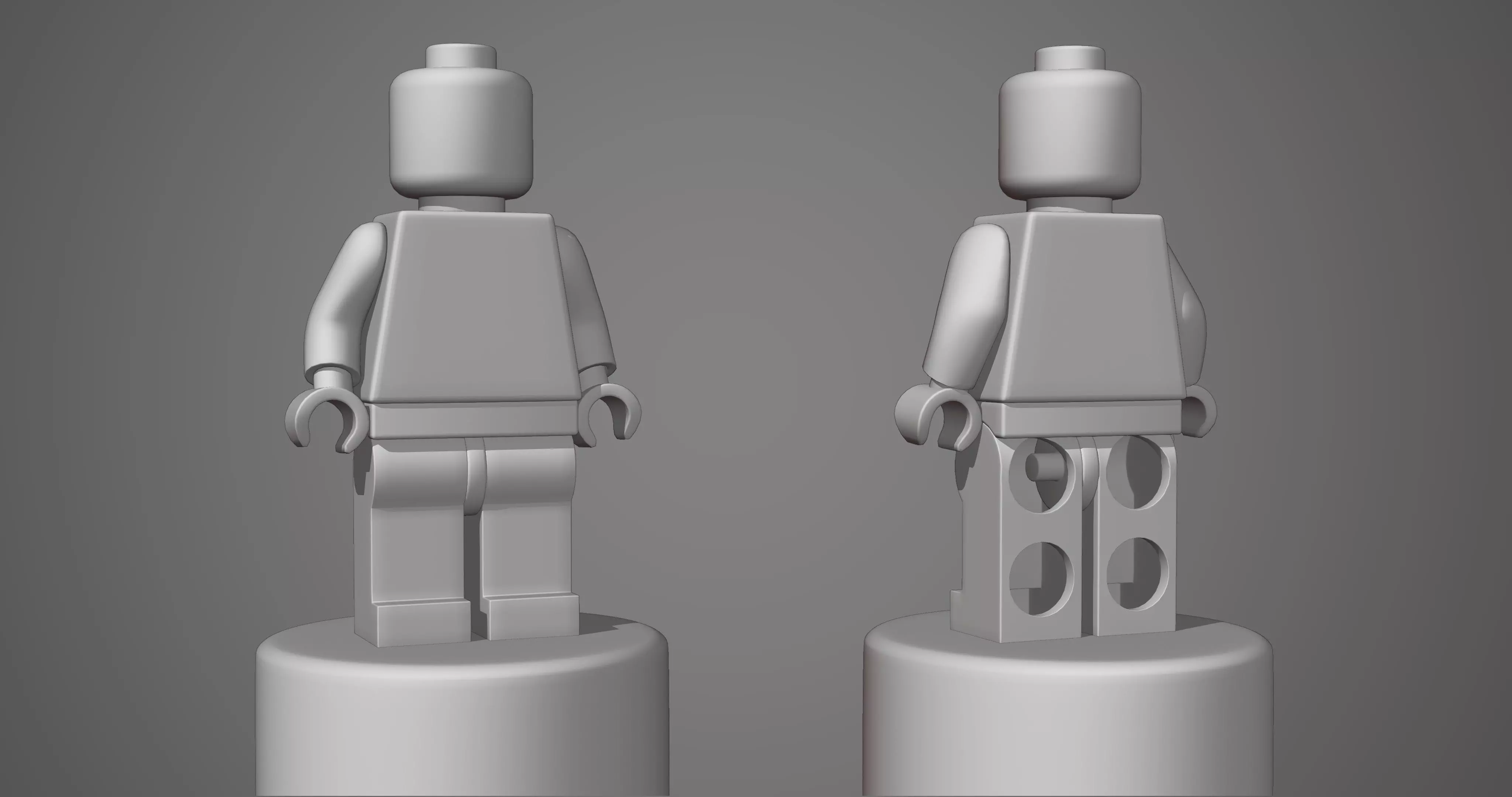 3D Lego man Free low-poly 3D model_0