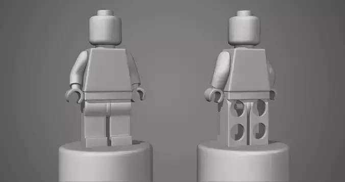 3D Lego man Free low-poly 3D model