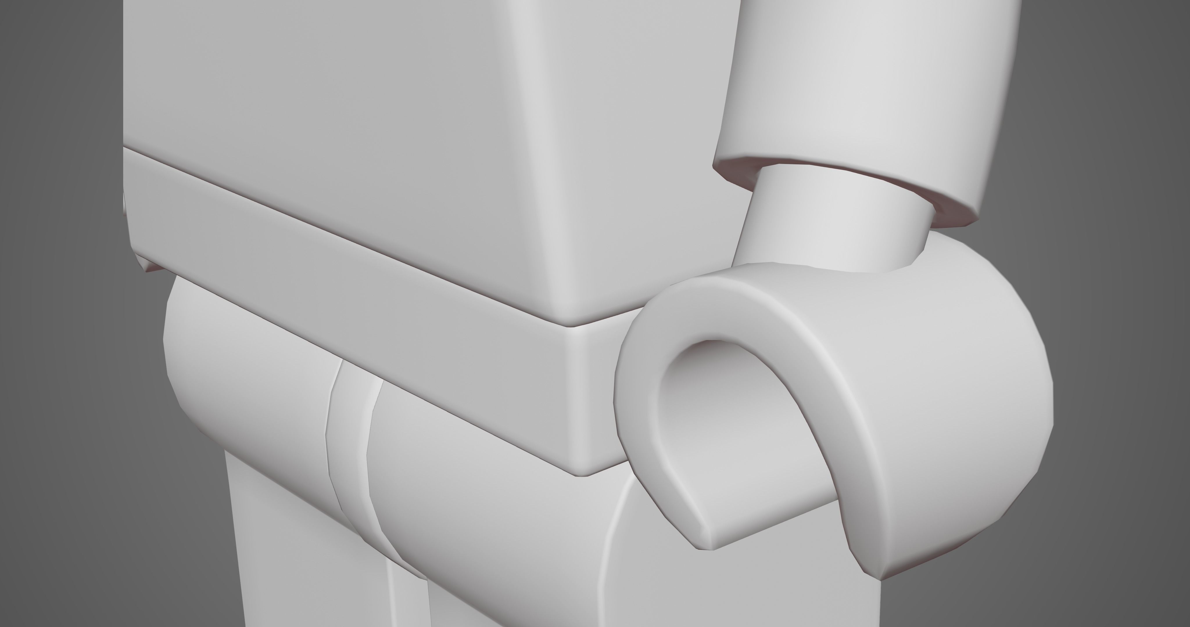 3D Lego man Free low-poly 3D model_12