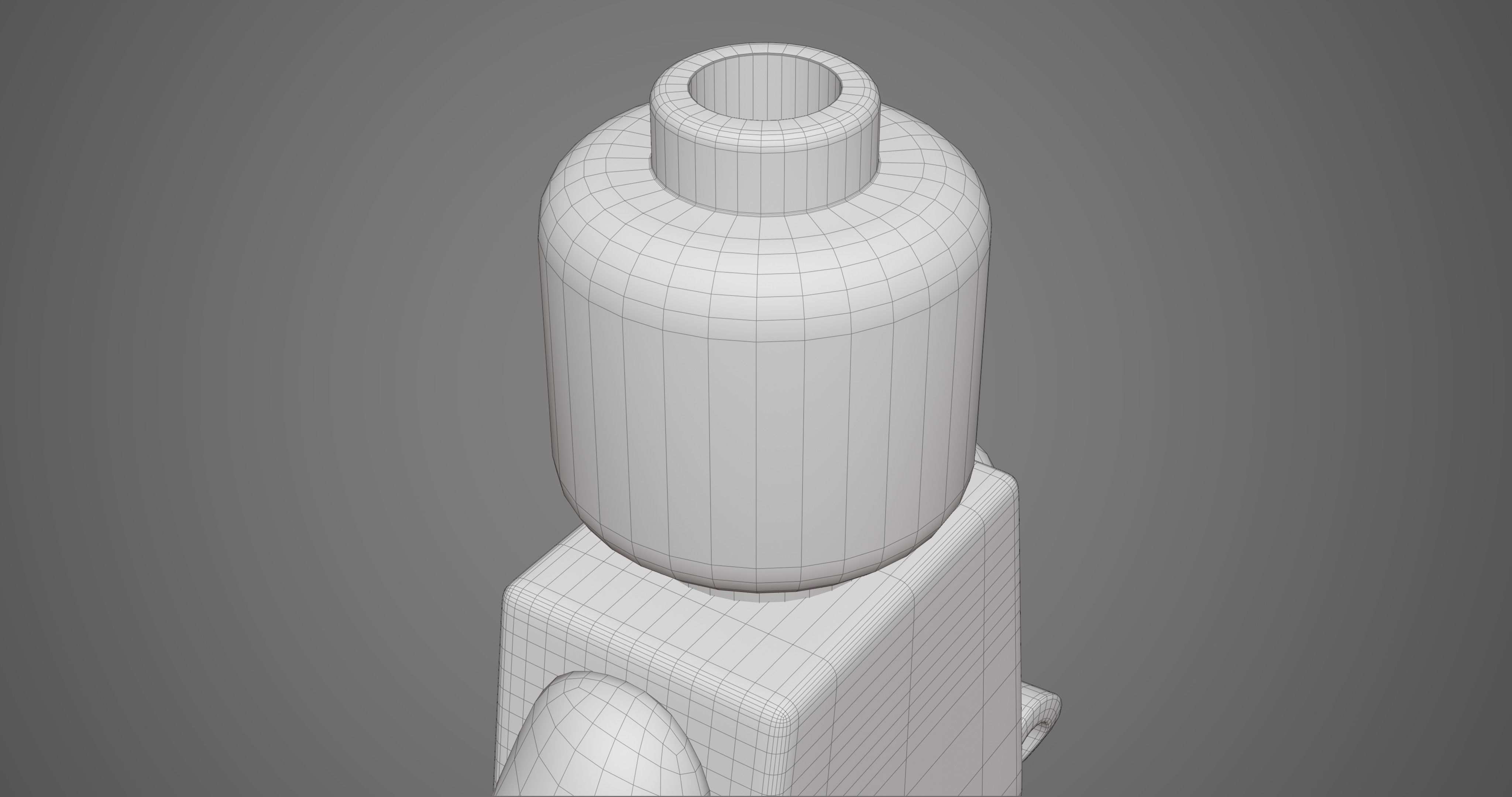 3D Lego man Free low-poly 3D model_9