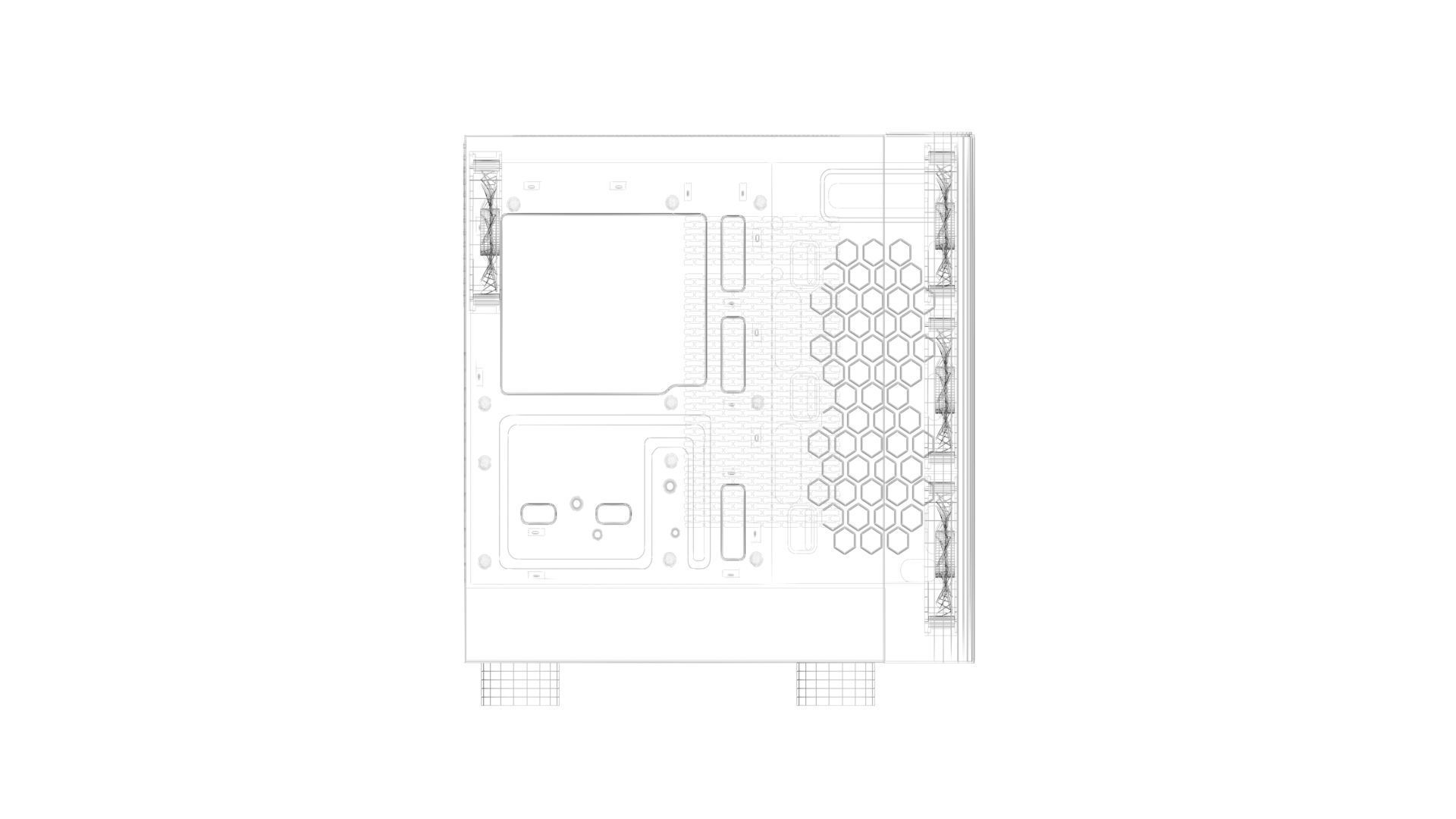 Full Open PC Case 3D model_16
