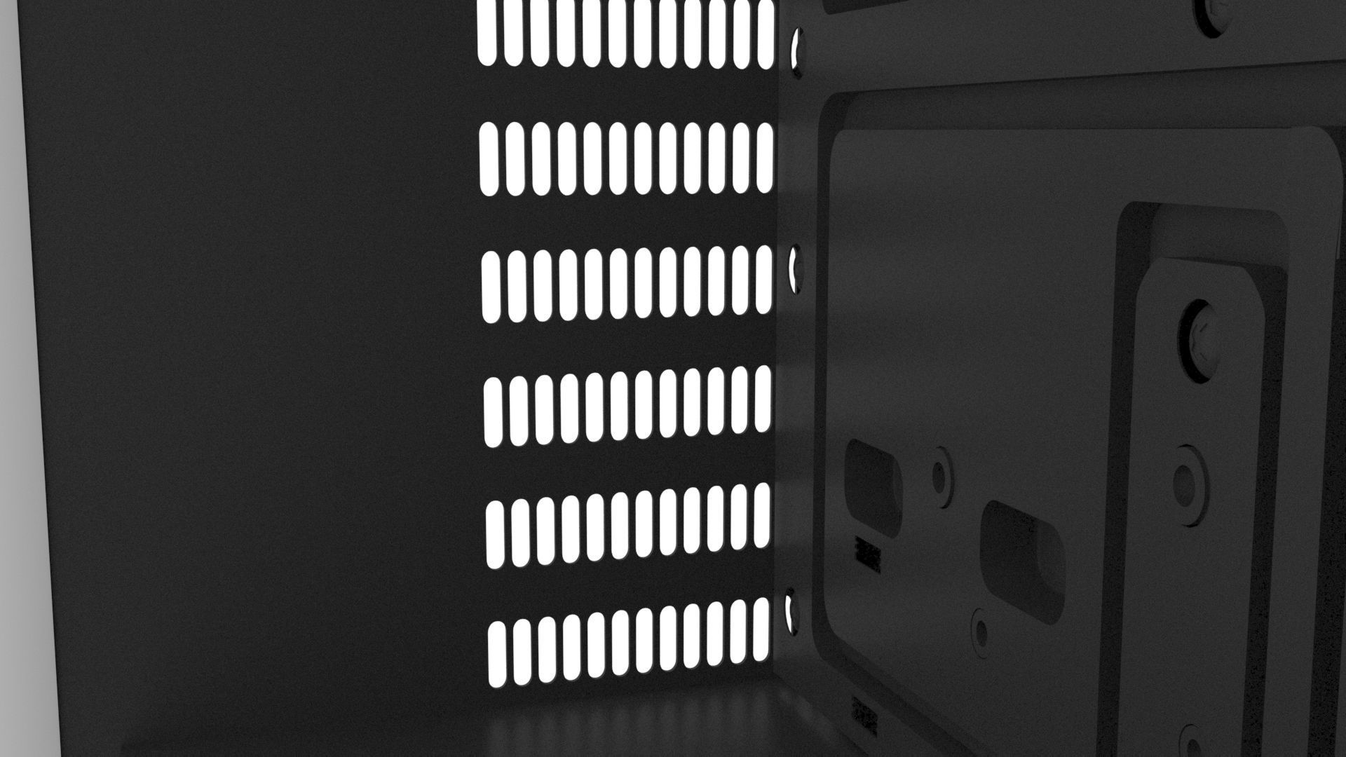 Full Open PC Case 3D model_7