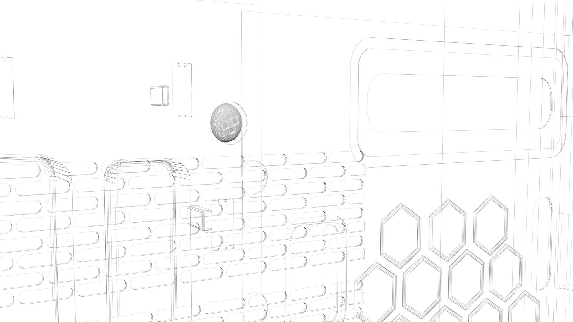 Full Open PC Case 3D model_17