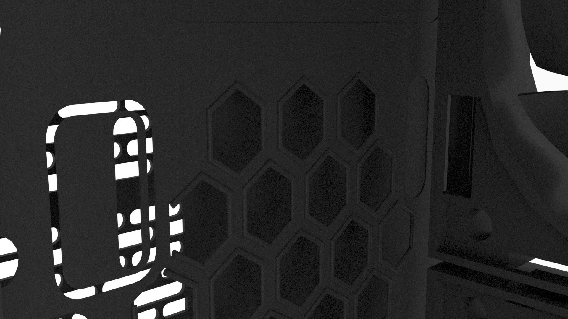 Full Open PC Case 3D model_11