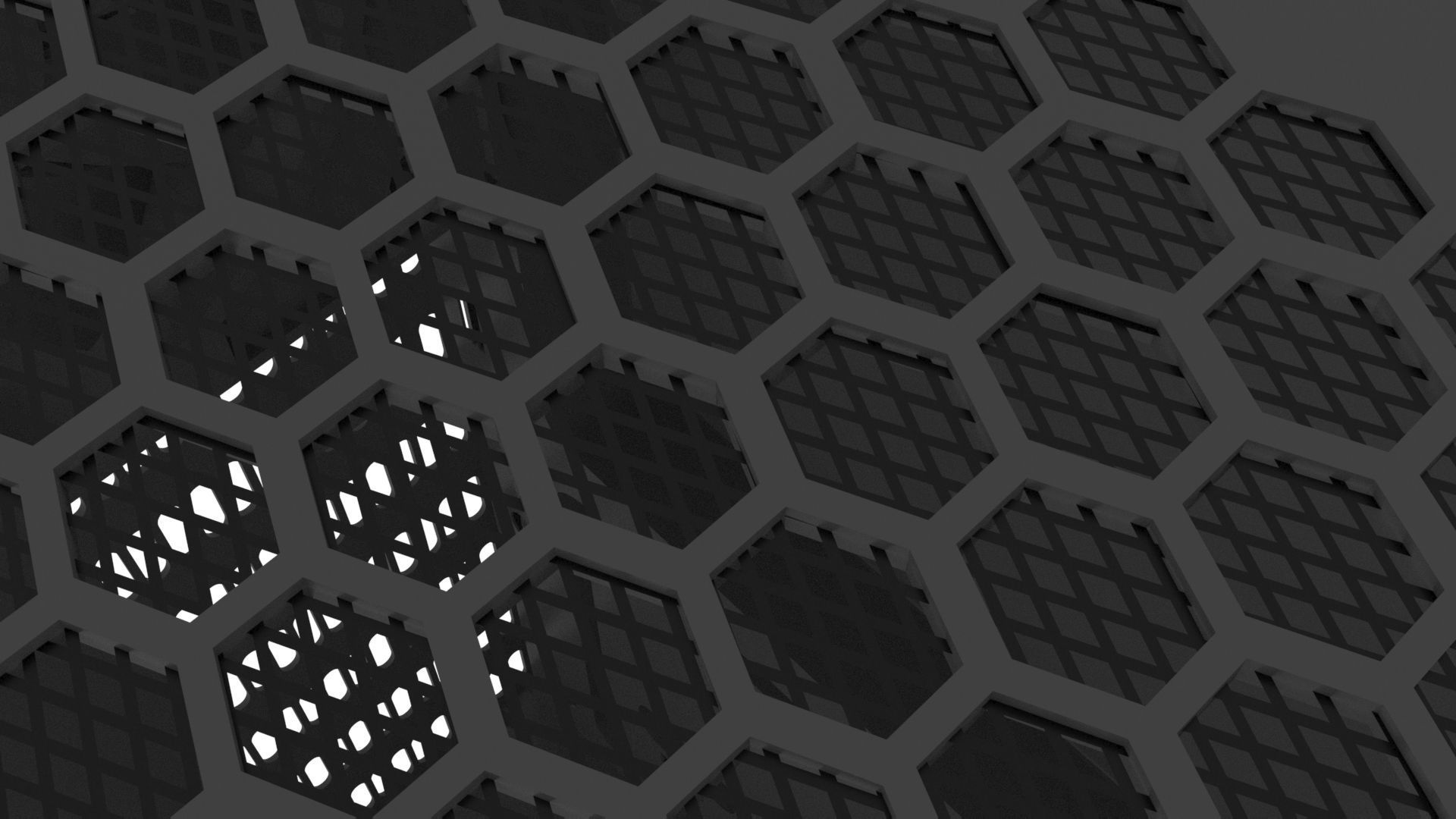 Full Open PC Case 3D model_1