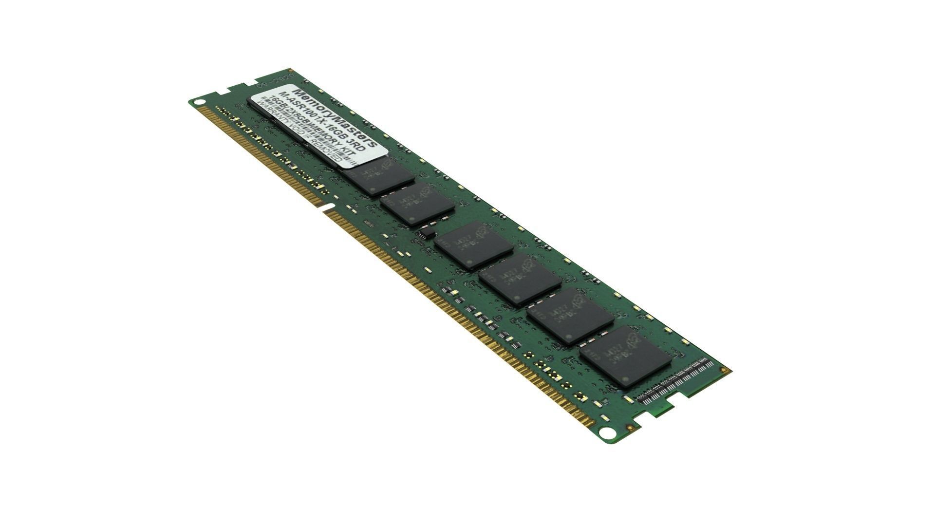 DDR4 SDRAM Memory Module 3D model_6