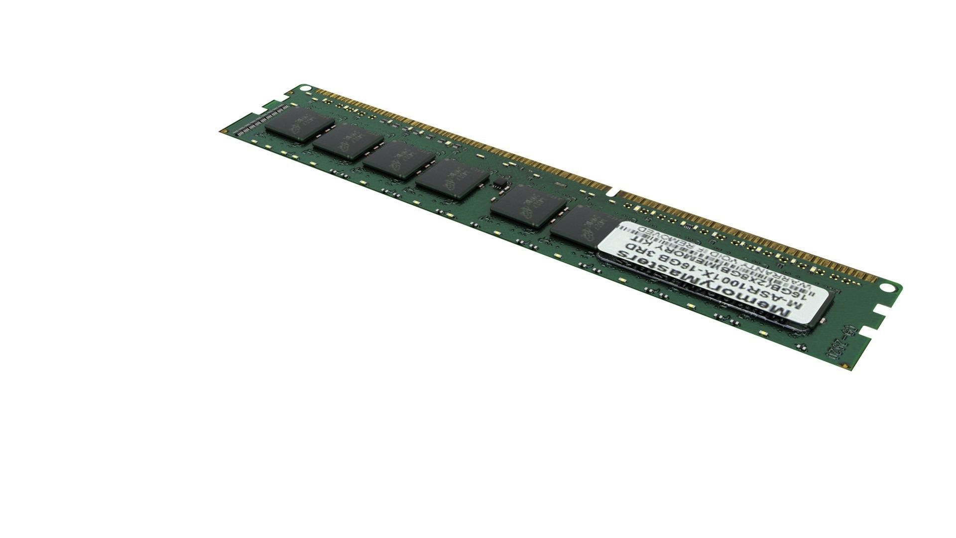DDR4 SDRAM Memory Module 3D model_4