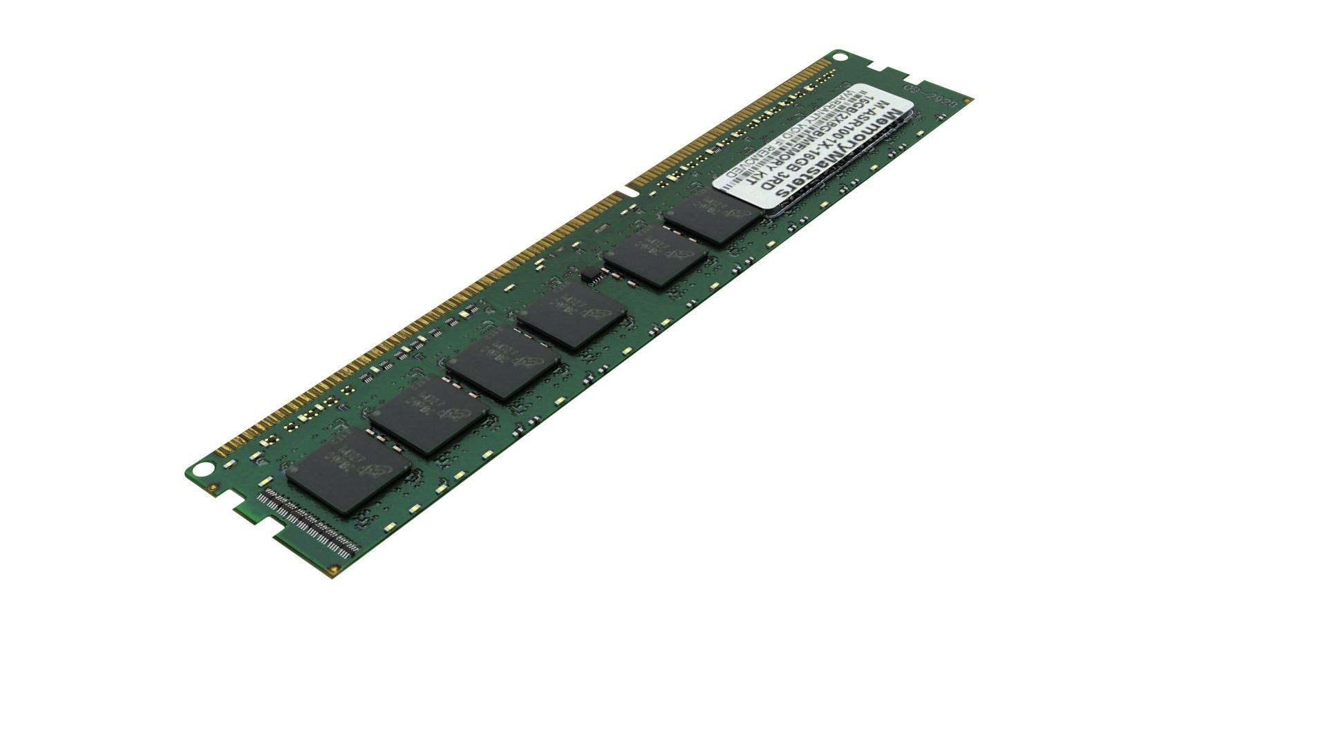 DDR4 SDRAM Memory Module 3D model_5